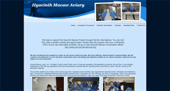 Desktop Screenshot of hyacinthmacawaviary.com